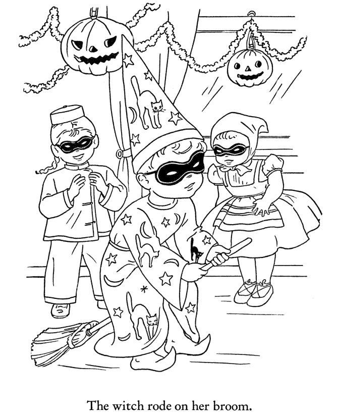 halloween activity coloring pages - photo #17