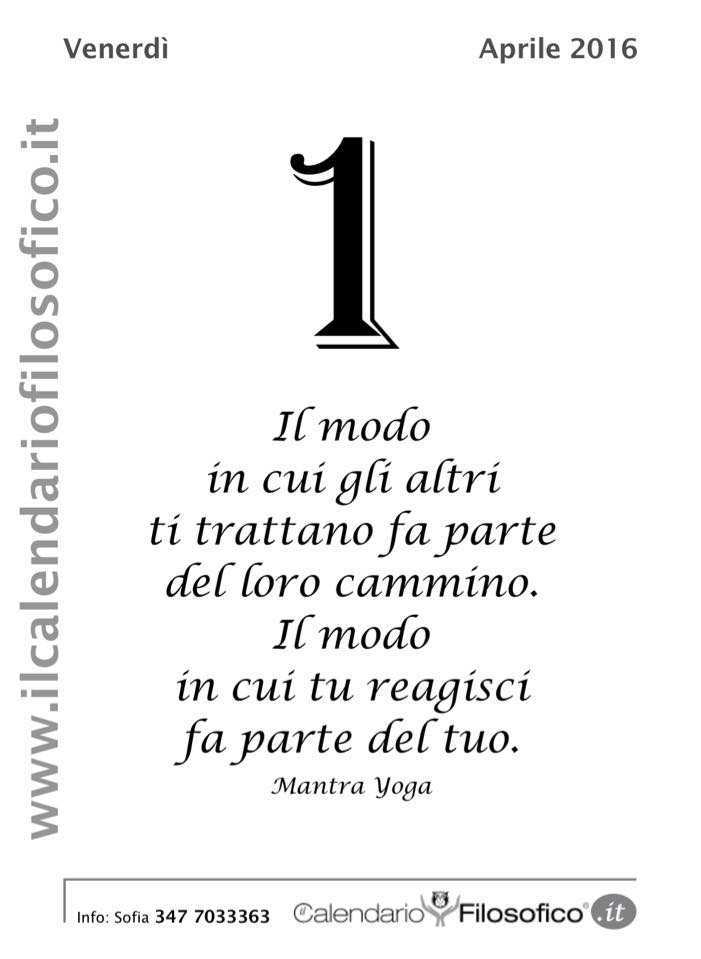 Eolie news La frase del giorno (Dal Calendario Filosofico)