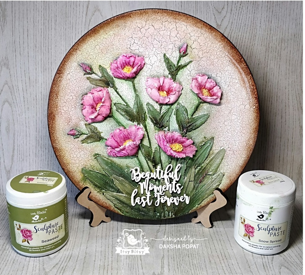 ‘Spring Blooms’ With Sculpture Paste