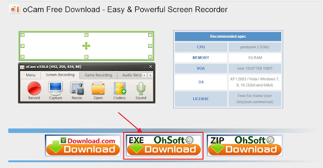 [教學]oCam免費錄影、截圖軟體