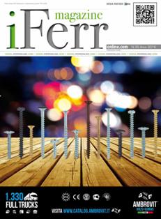 iFerr Magazine 35 - Giugno 2016 | CBR 96 dpi | Mensile | Professionisti | Distribuzione | Tecnologia | Ferramenta
iFerr Magazine la nuova rivista dedicata al mondo della ferramenta e degli ambienti ad essa connessi.