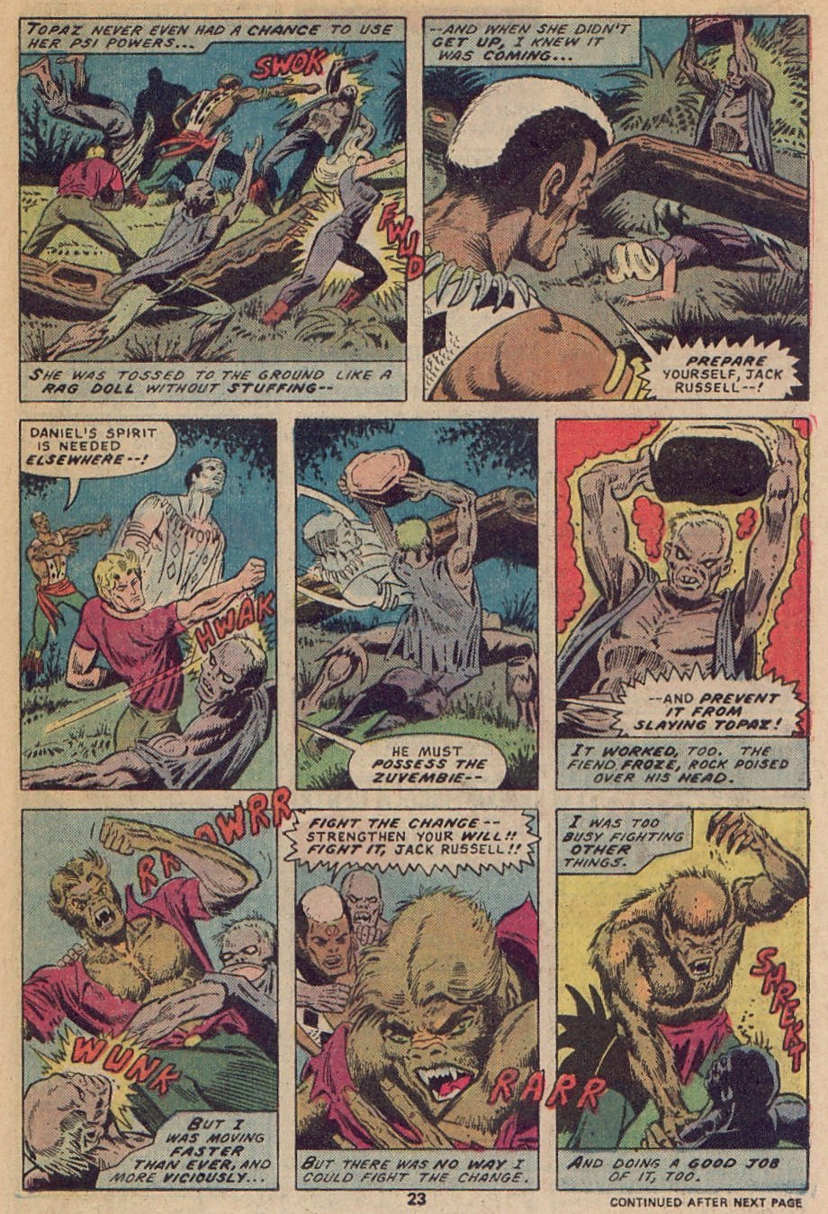Read online Werewolf by Night (1972) comic -  Issue #39 - 37