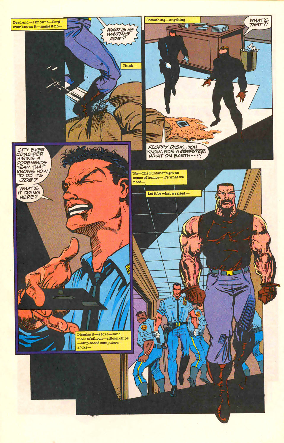 Read online The Punisher (1987) comic -  Issue #81 - Bodies of Evidence - 14