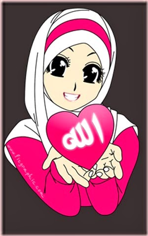 Kumpulan Gambar dan Foto: Gambar Kartun Wanita Muslimah Comel