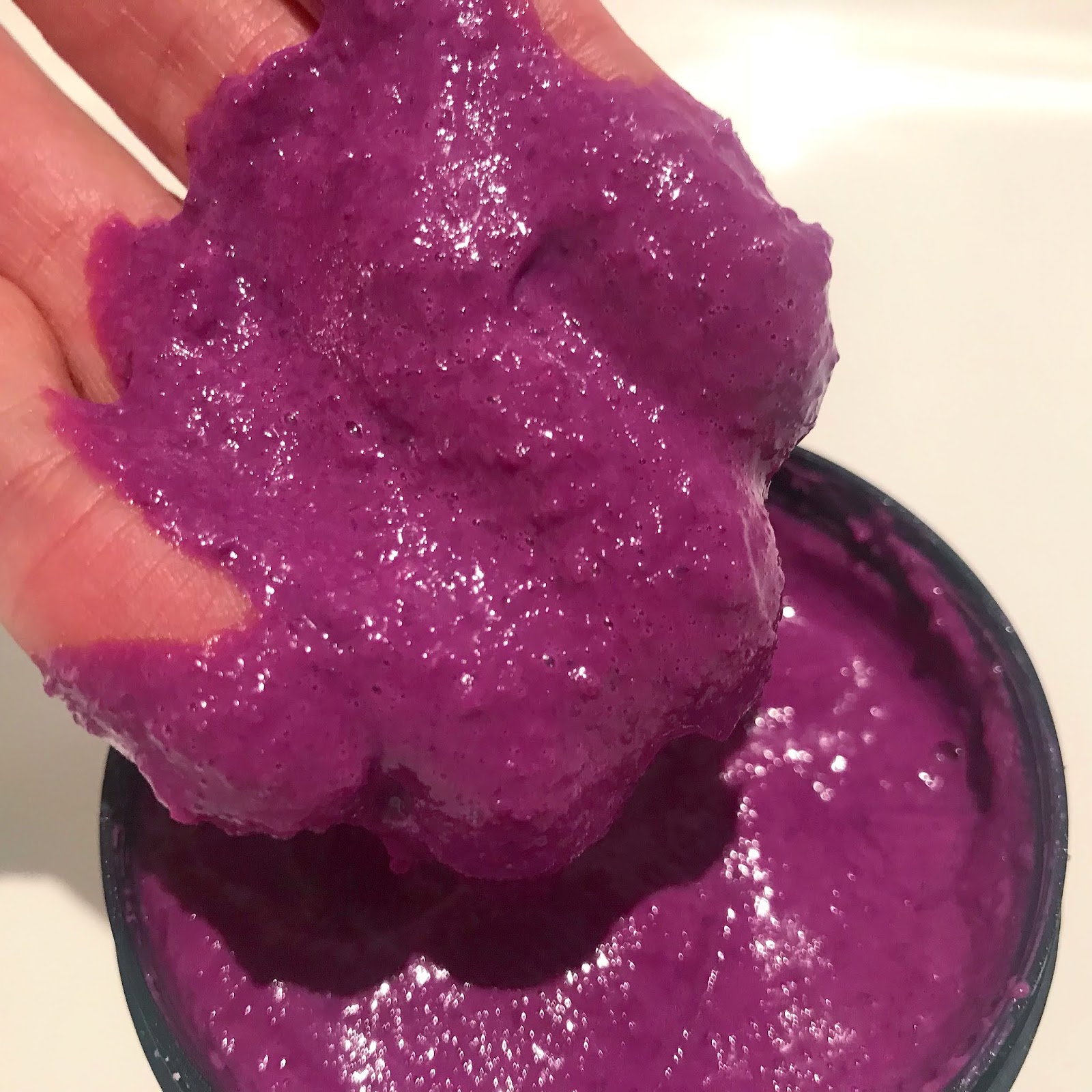 All Things Lush UK Magic Crystals Shower Scrub