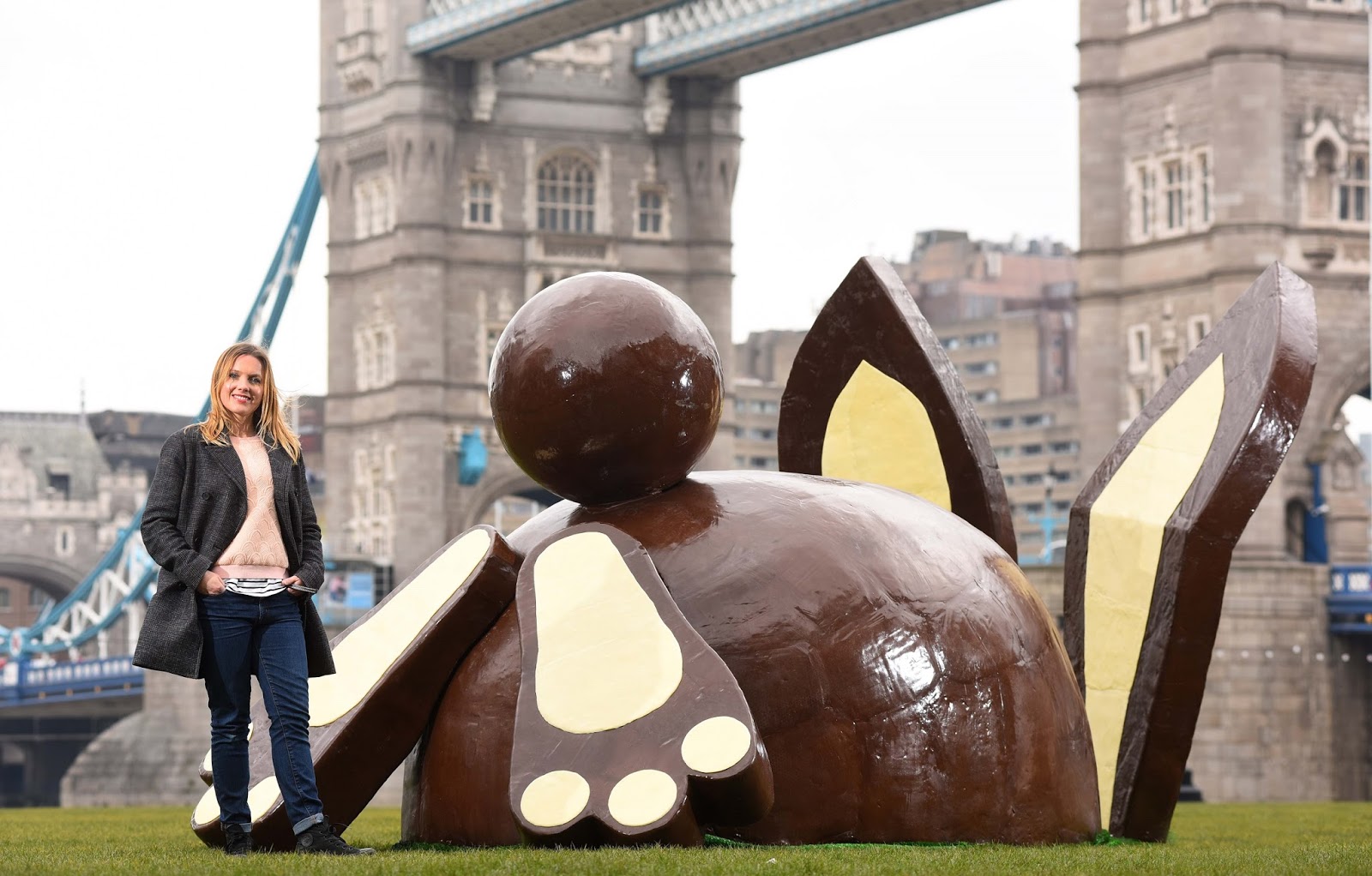 Dr. Oetker's Giant Chocolate Bunny Bum Tours The UK