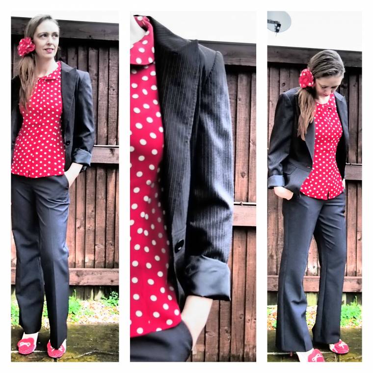 Tis The Season: Love This Winning Combo: Red & Suit