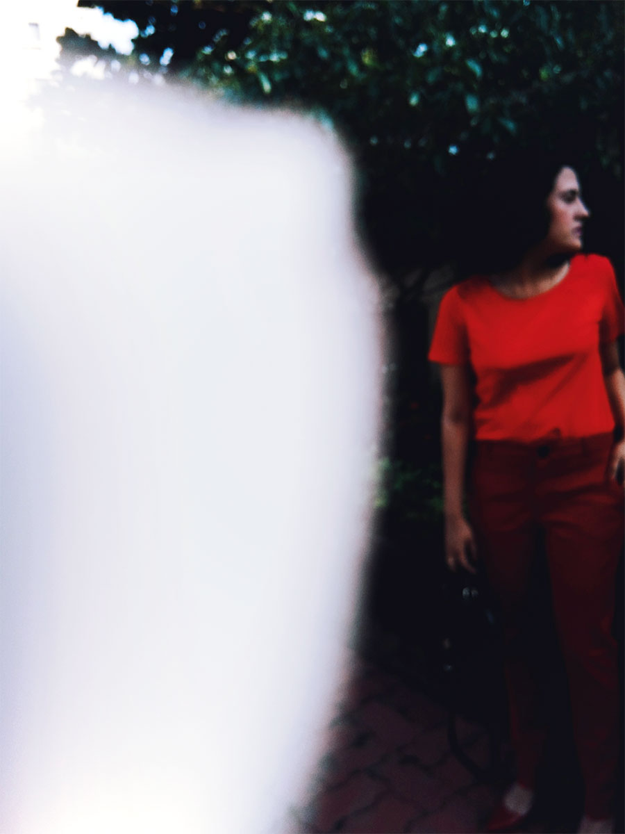 MONOCHROME SUMMER OUTFIT TO TRY |STYLE AND ILLUSTRATION BLOG BY DHEERA JOSHI Next Basic Red Tee, ASOS Highwaist Pants ,Zara Red Patent Block Heel,Zara Black Velvet Mini Bag