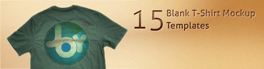 15 Blank T-Shirt Mockup Templates