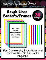 Rough Lines Clip Art Frames