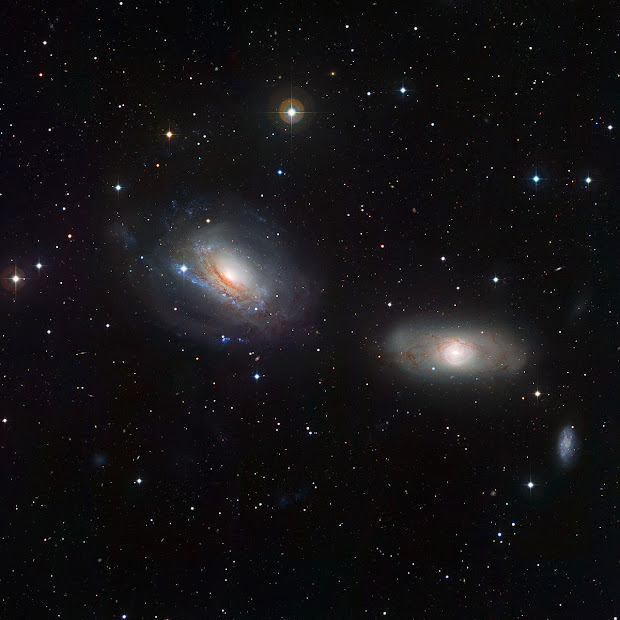 NGC 3169 and NGC 3166: a pretty but disturbed pair of Galaxies