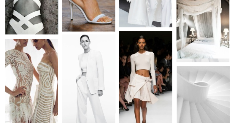 MySelf Expressed: Inspiration Board - Spring Color Crush: White