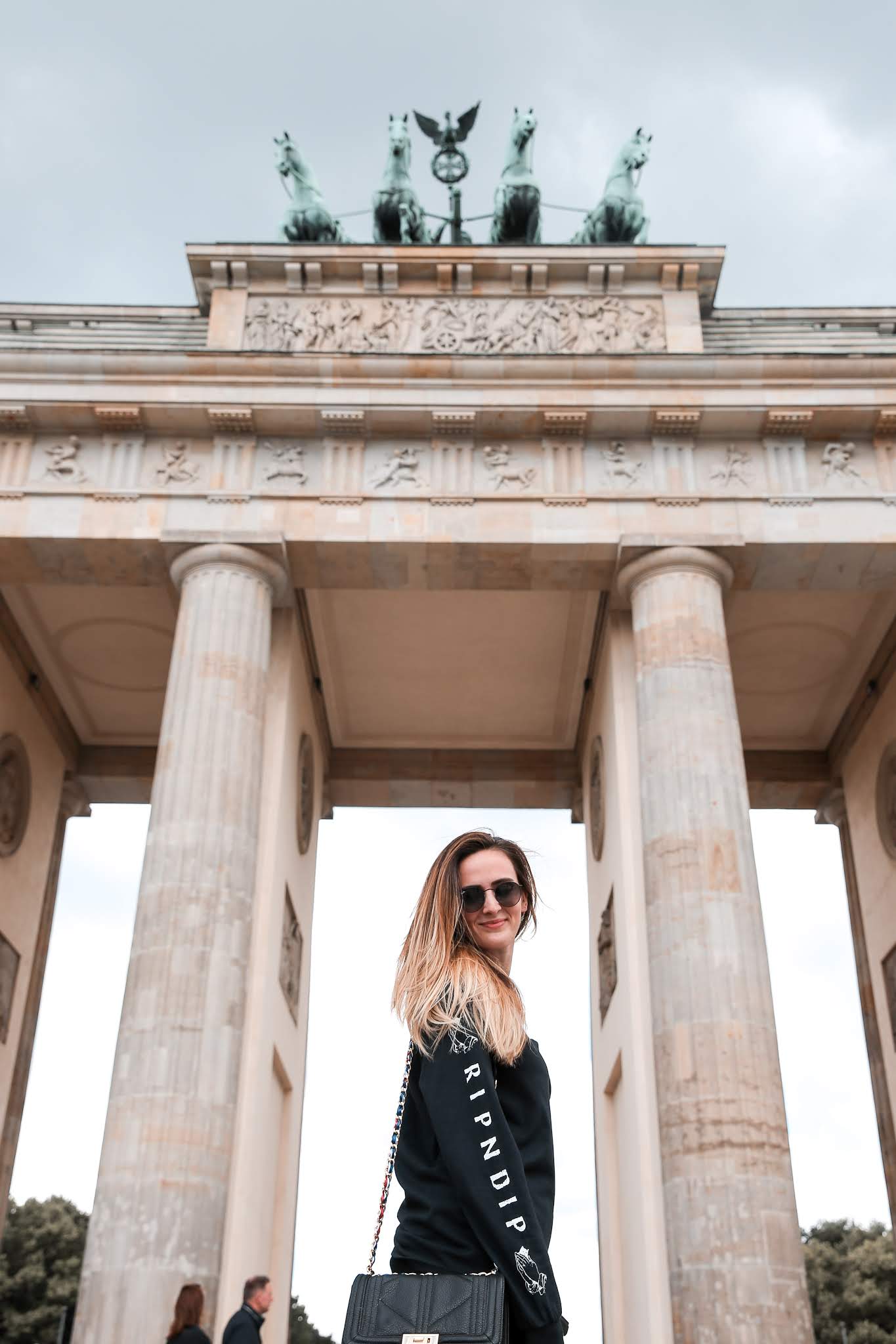 Alicia Mara at The Brandenburg Gate