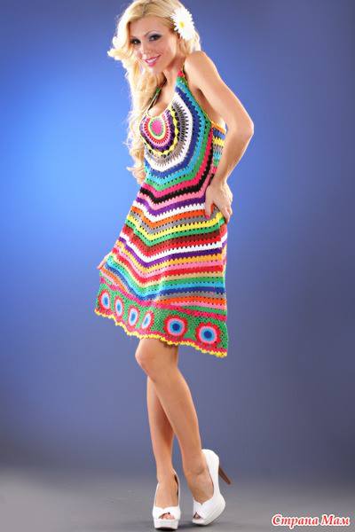 vestido facil de croche