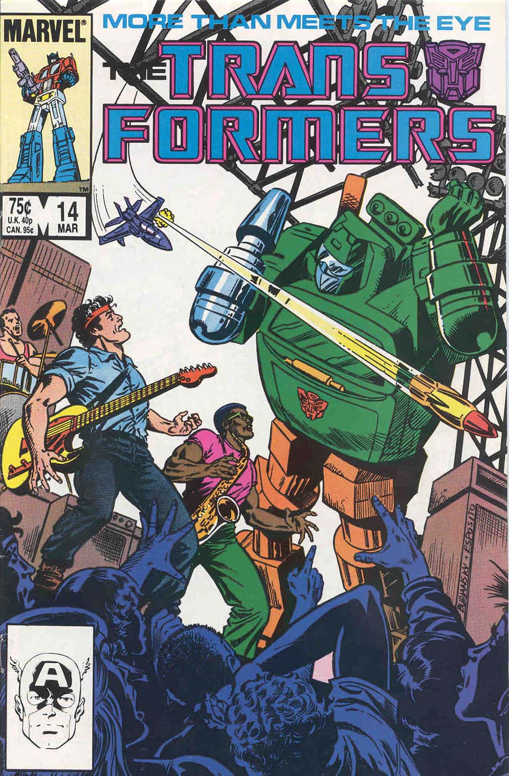 Read online The Transformers (1984) comic -  Issue #14 - 1