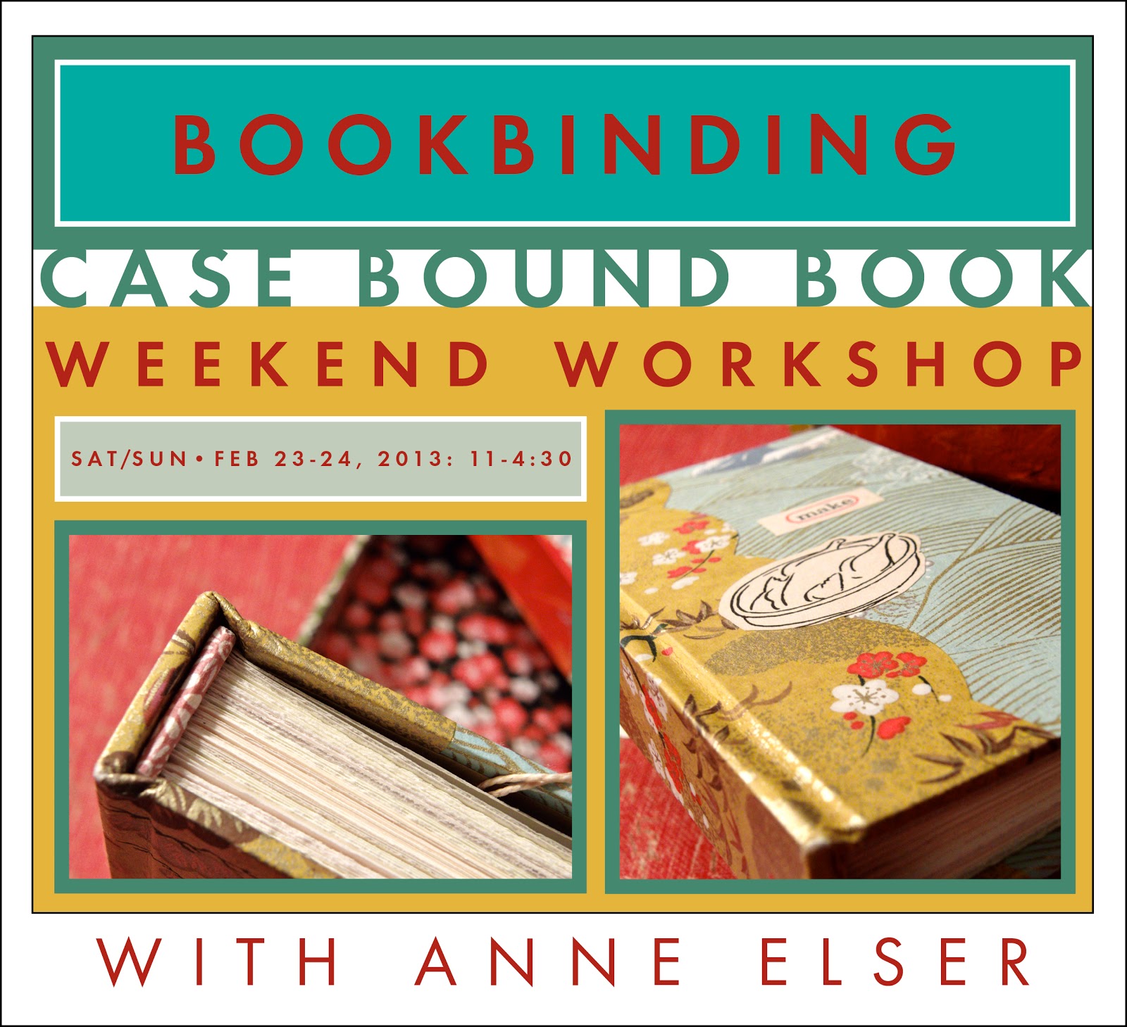 AnneDavnes Elser Brand New Bookbinding Class & Begins next week!