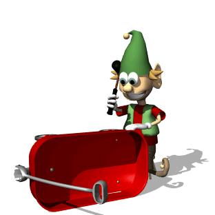 Animation Image of an Elf Building a Toy