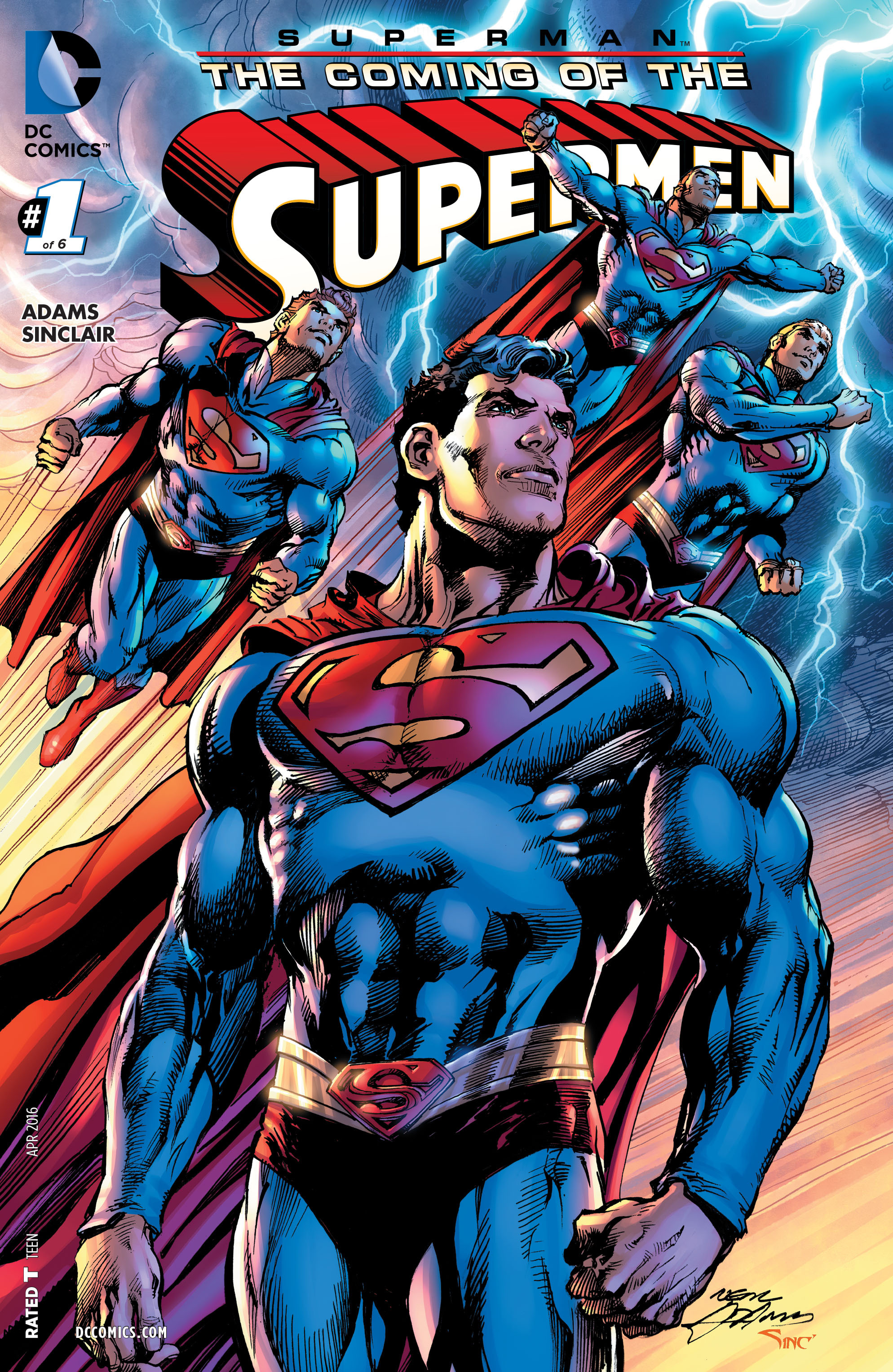 Read online Superman: The Coming of the Supermen comic -  Issue #1 - 1