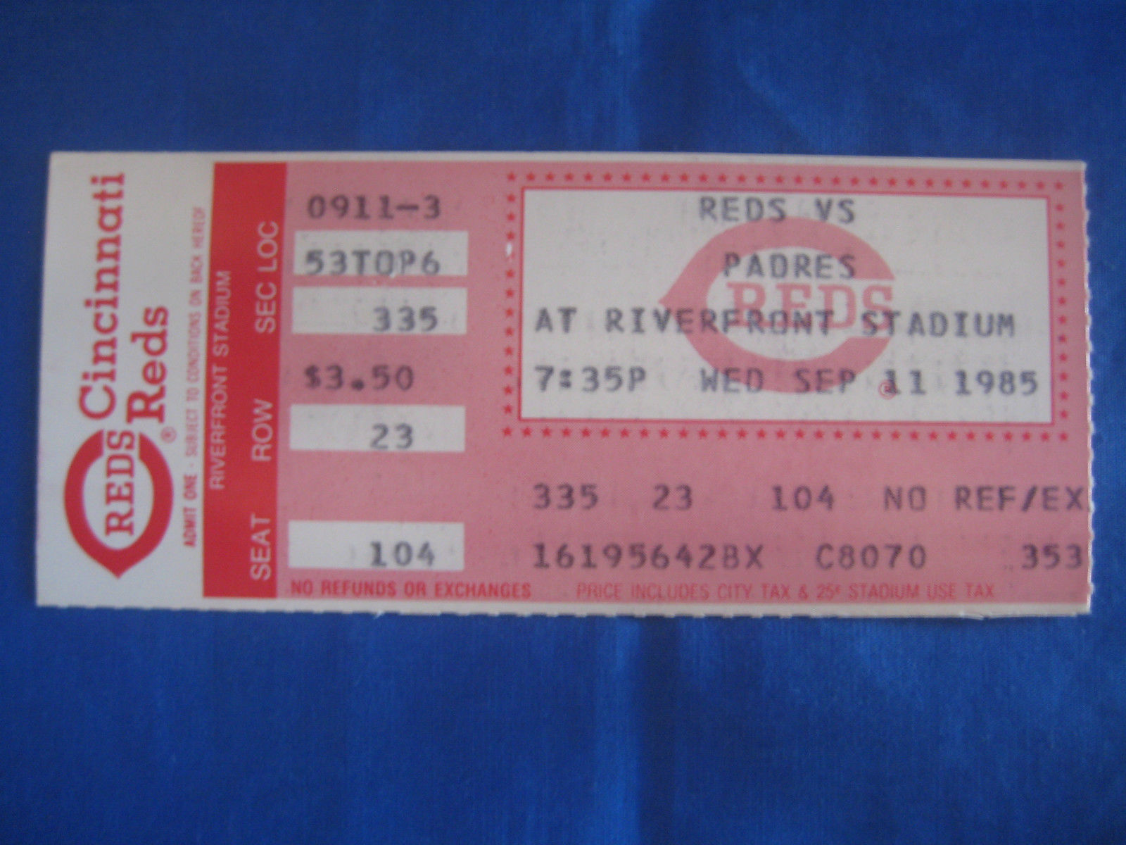 Cincinnati Reds Baseball Card Collector October 2016