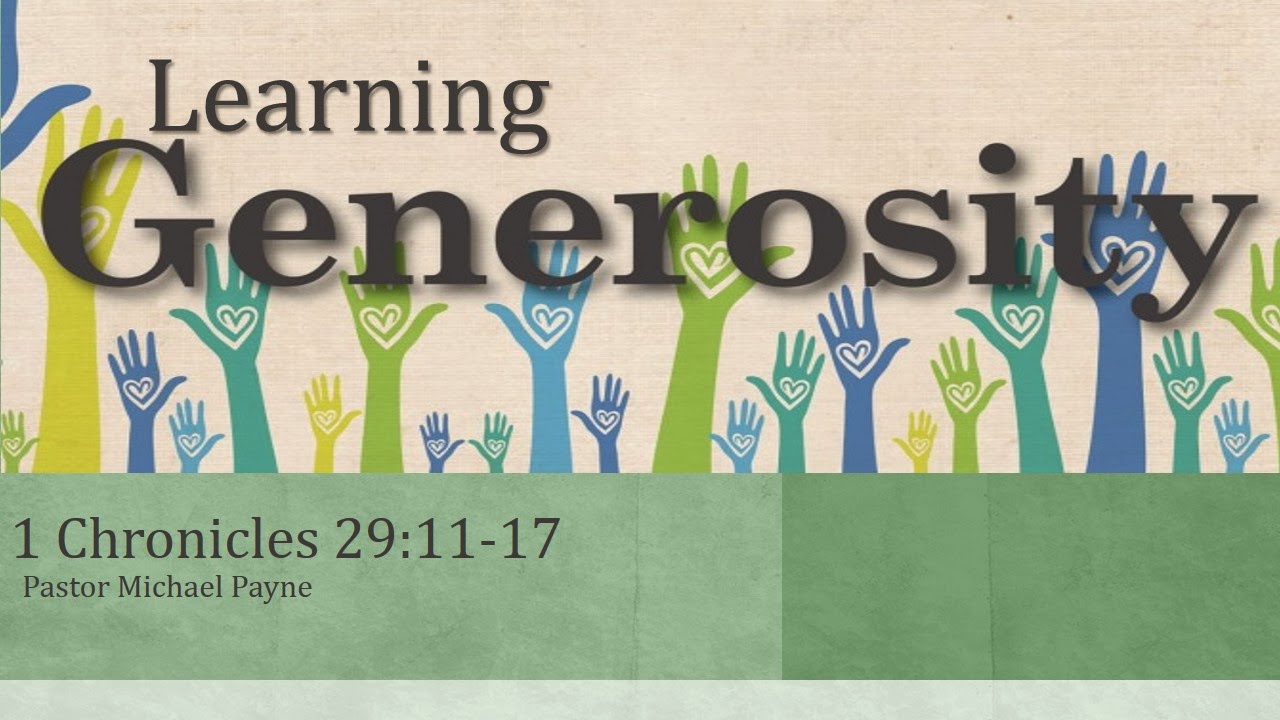 Tagalog Fellowship Learning Generosity