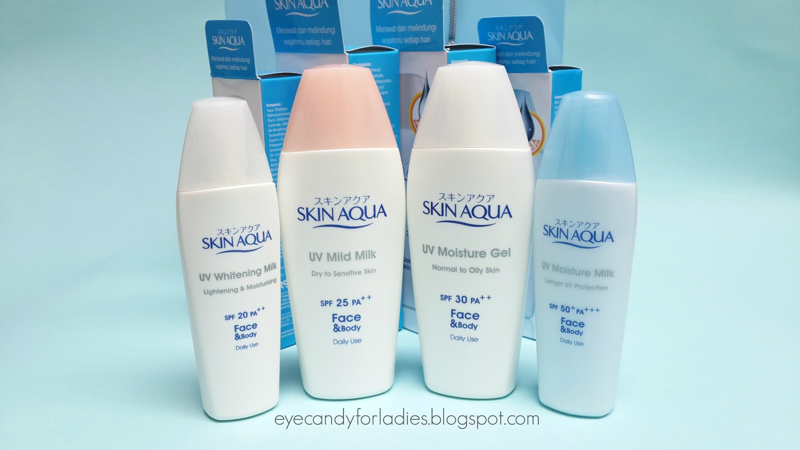 Eye Candy for Ladies ♥: SKIN AQUA SPF Care
