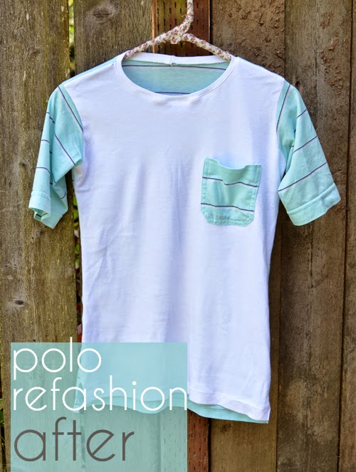How to Refashion a Polo Shirt - Sisters, What!