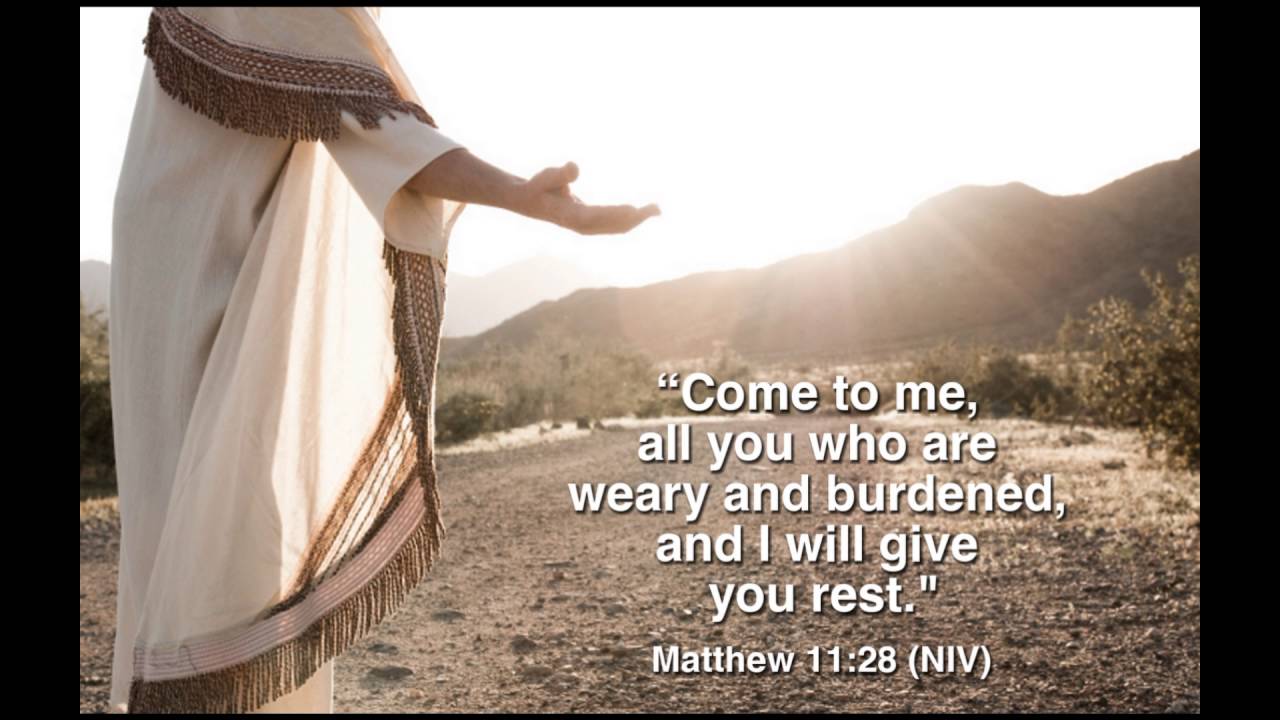 Today s Mass Carry The Yoke and Burden That Brings Rest For Your Soul matthew-23-1-12-2023-christian-art-gospel-reading-art-reflection