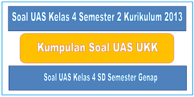 Soal UAS Kelas 4 Semester 2 Kurikulum 2013 Revisi Terbaru