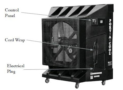 Port-A-Cool 36" evaporative cooler: April 2011