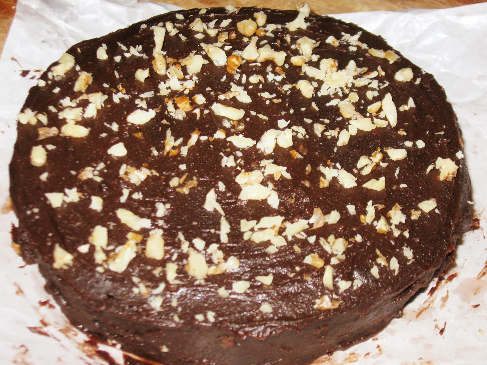 Flourless Chocolate Cake with Chocolate Ganache