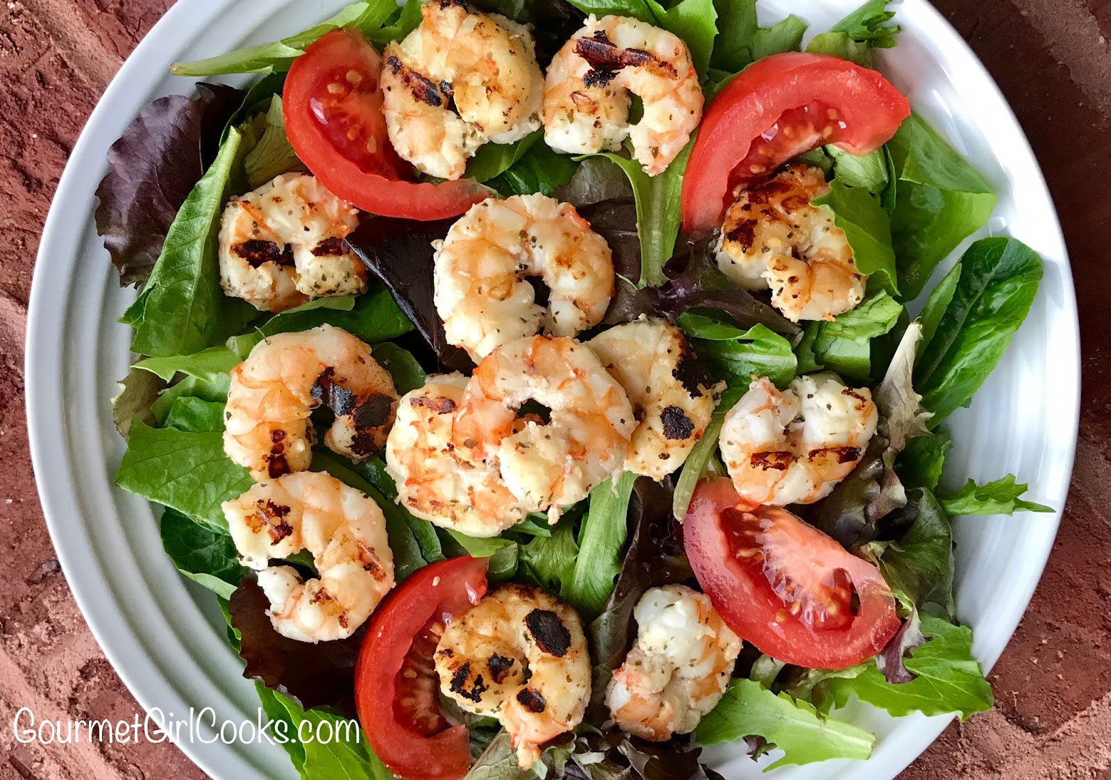 Gourmet Girl Cooks Grilled Zesty Lime Shrimp Salad