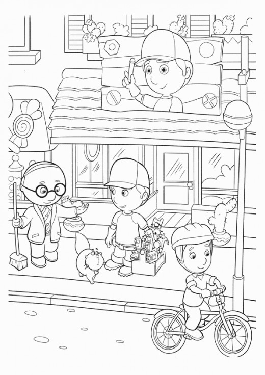 Fun Coloring Pages: Handy Manny Coloring Pages