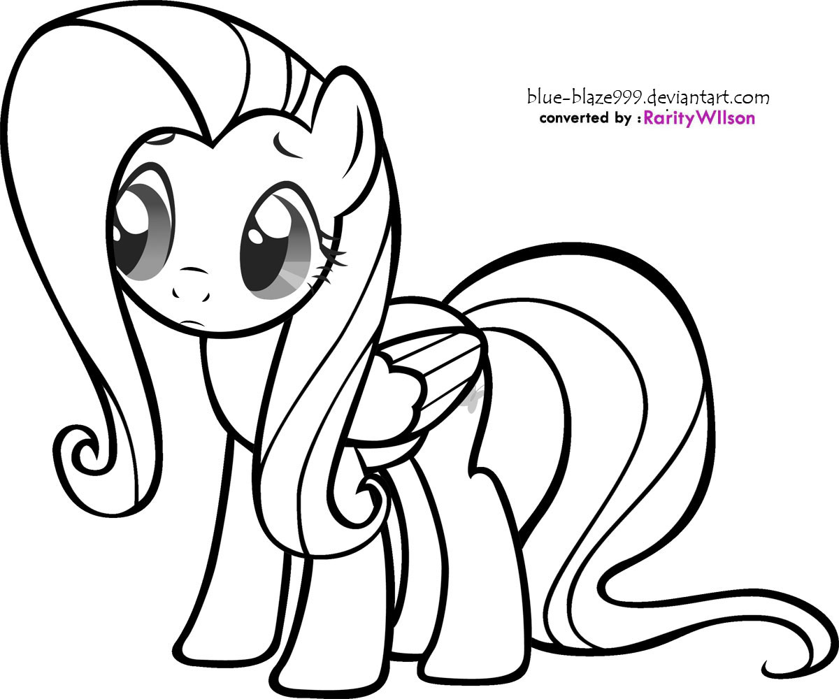 My Little Pony Fluttershy Coloring Pages Minister Coloring