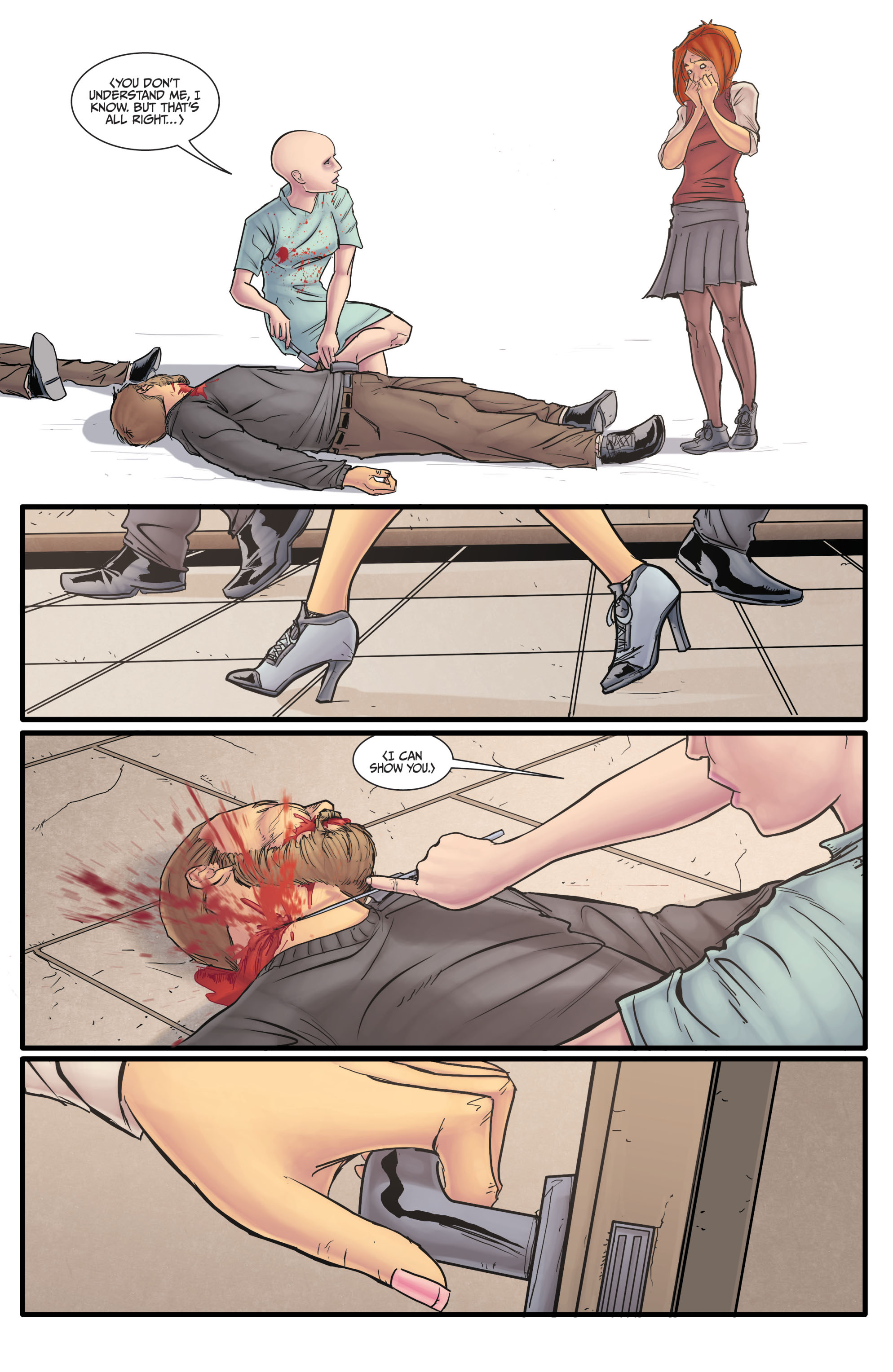 Read online Morning Glories comic -  Issue #3 - 22