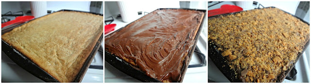 Butterfinger Fudge Cookie Bars