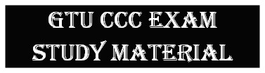 CCC MATERIALS