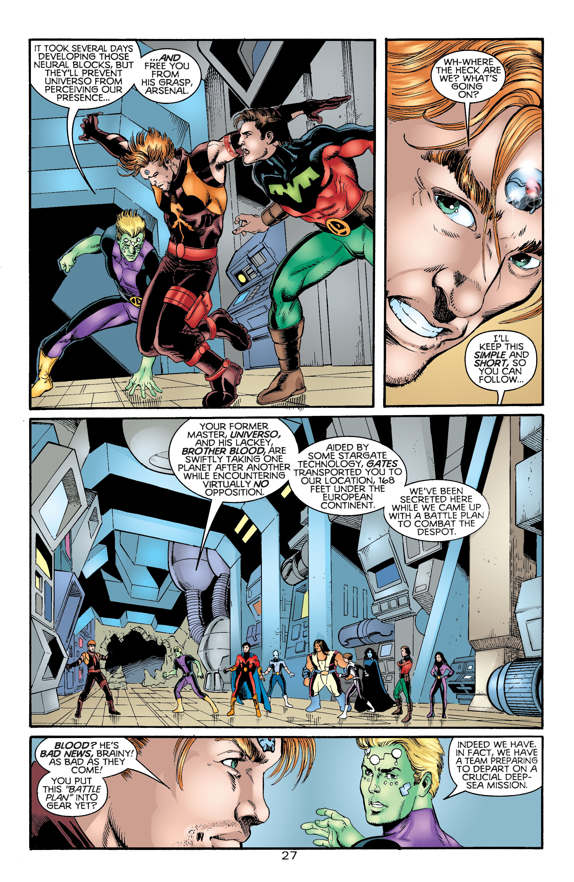 Read online Titans/Legion of Super-Heroes: Universe Ablaze comic -  Issue #3 - 30