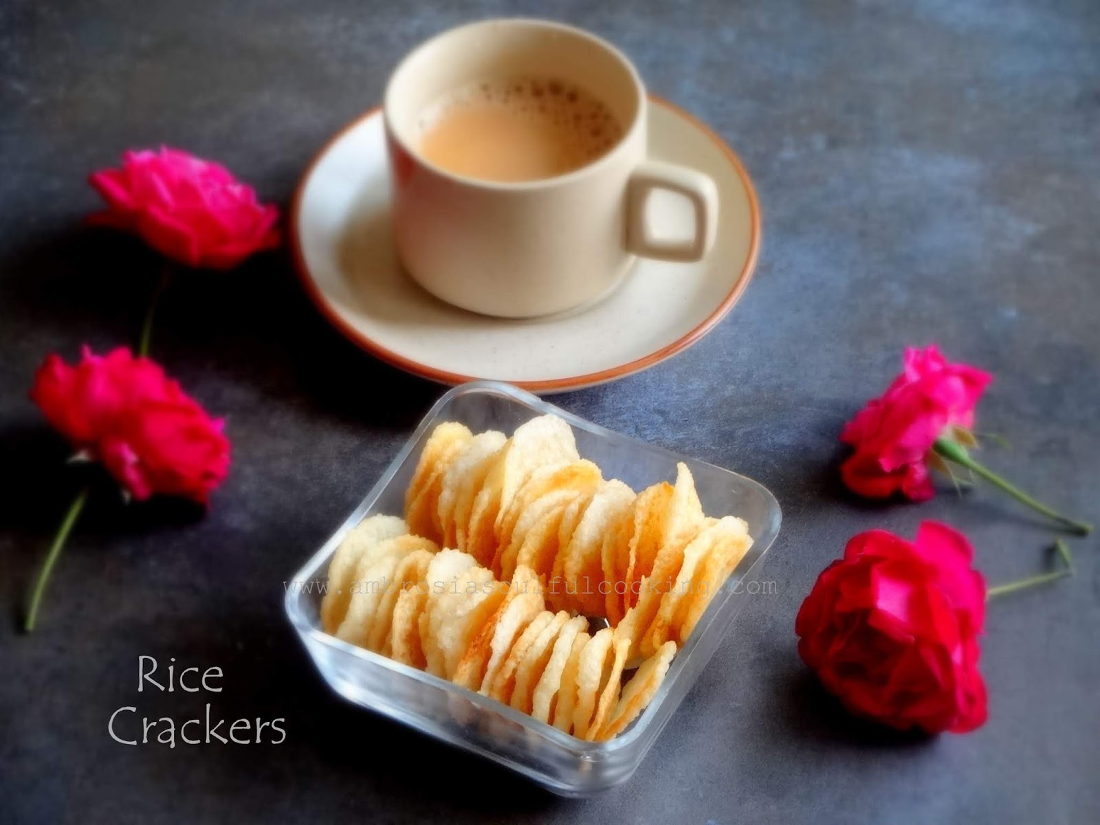 Ambrosia Rice Crackers (Vegan and Gluten free)