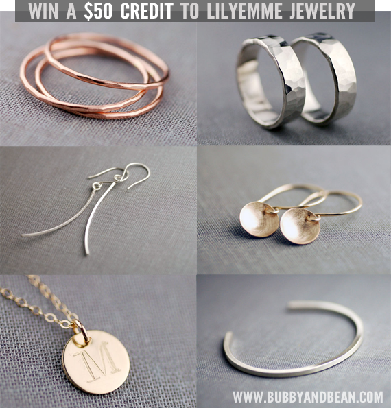Win a $50 Gift Card to LilyEmme Jewelry from Bubby and Bean!