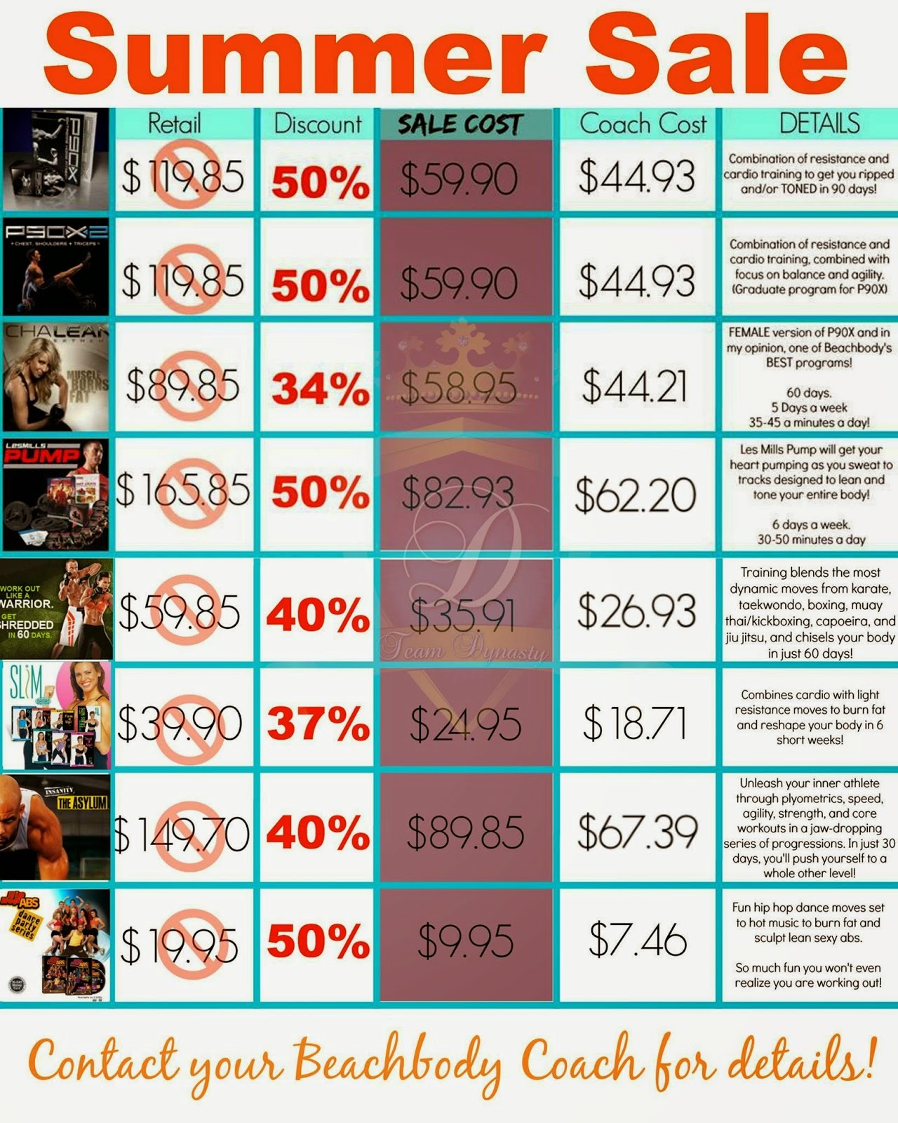 Kati Heifner Team Beachbody Summer Sale Promo