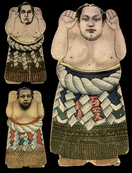 Japanese Sumo Wrestling Cards and Menko