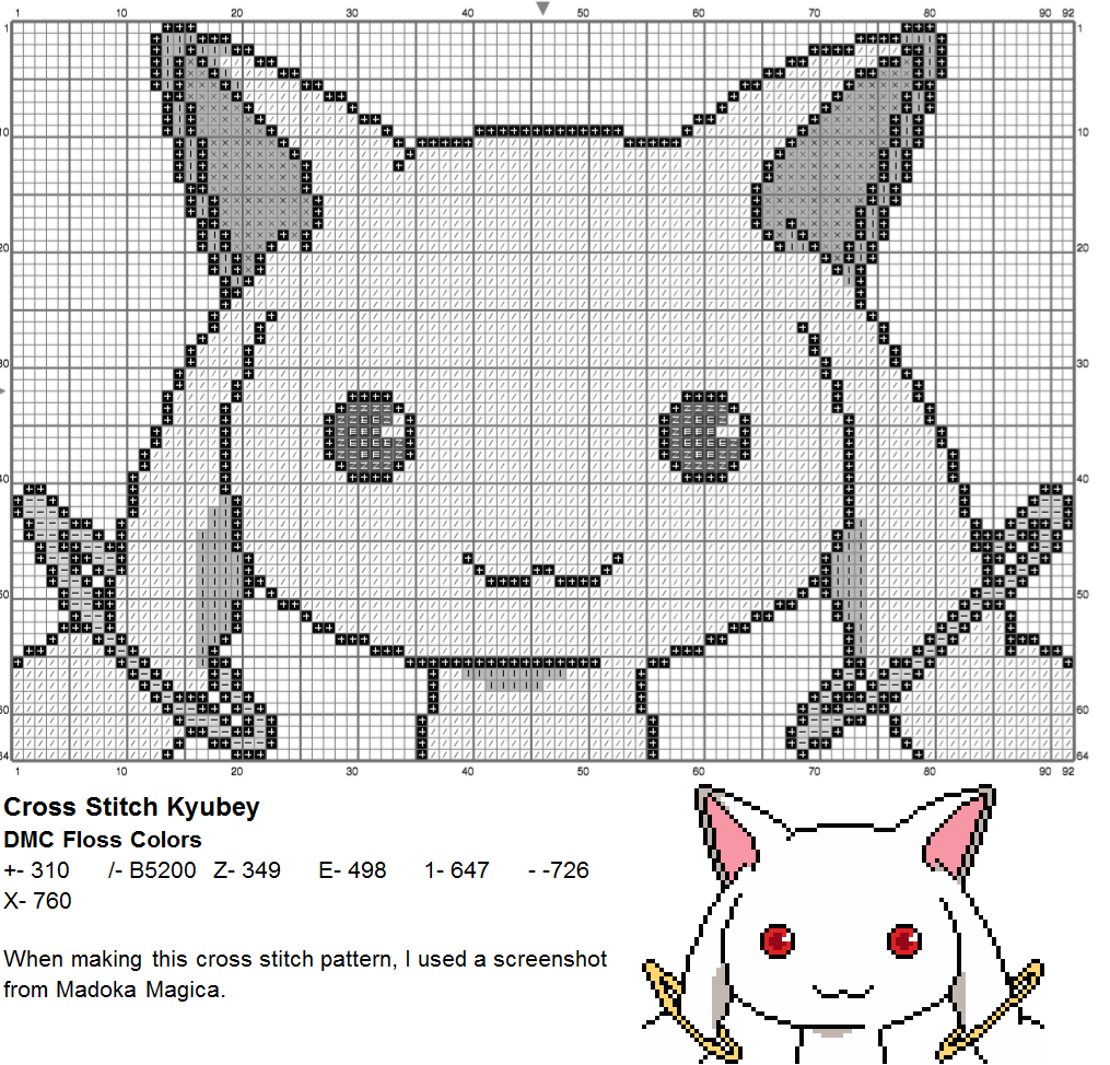 Амигуруми персонажи аниме схемы