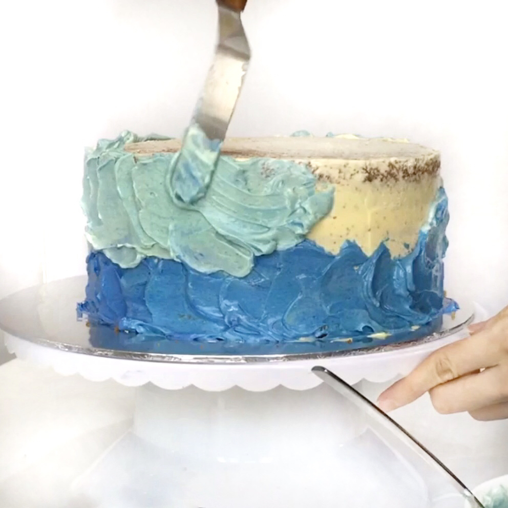 How to make a wave cake