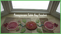 POMEGRANATE  WOOL TABLE RUG