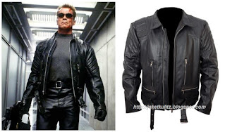Gambar jaket Kulit Arnold Terminator 3