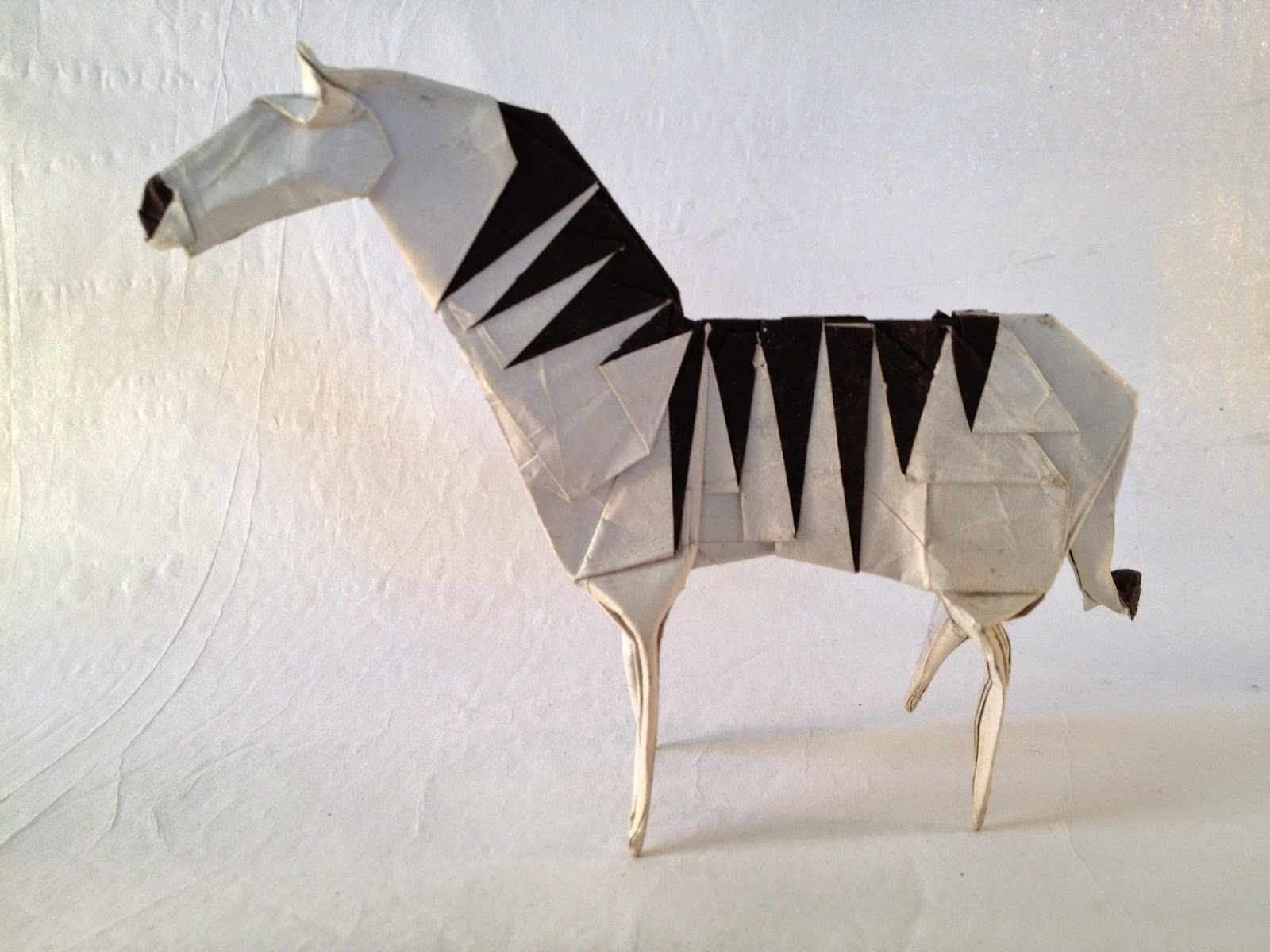 origami zebra easy paper craft for kids