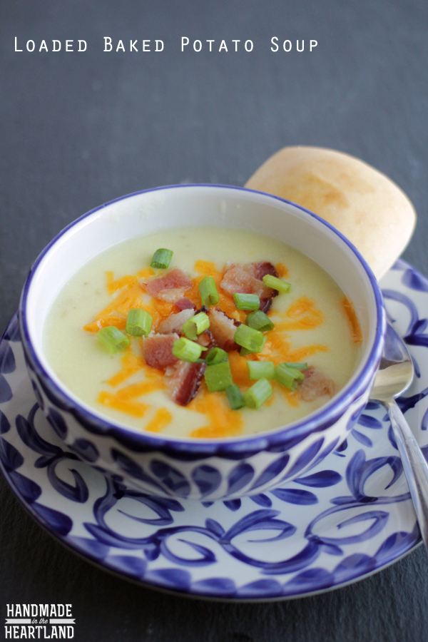 This is an easy and delicious recipe for baked potato soup.