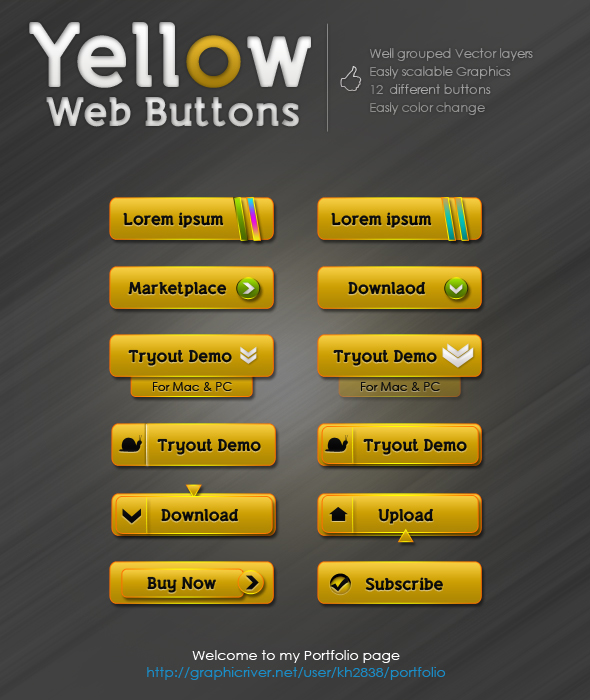 free web buttons download