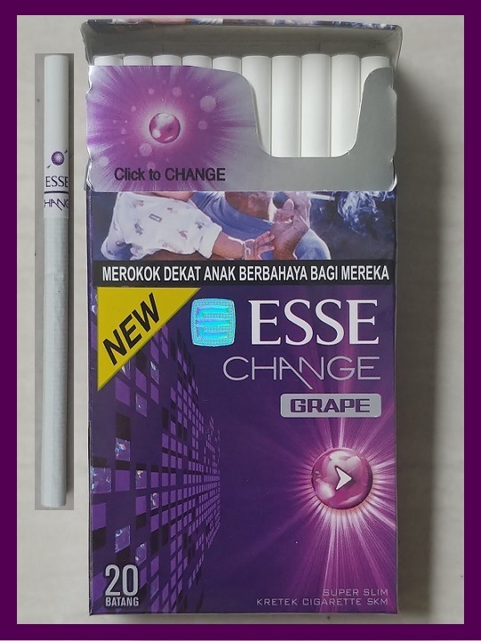 Esse Change Grape 20's 10 packs 200 Cigarettes The Fine Taste of