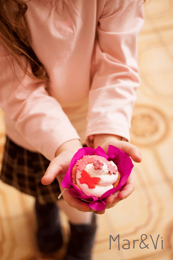 ideas para fiestas infantiles: cupcakes para decorar